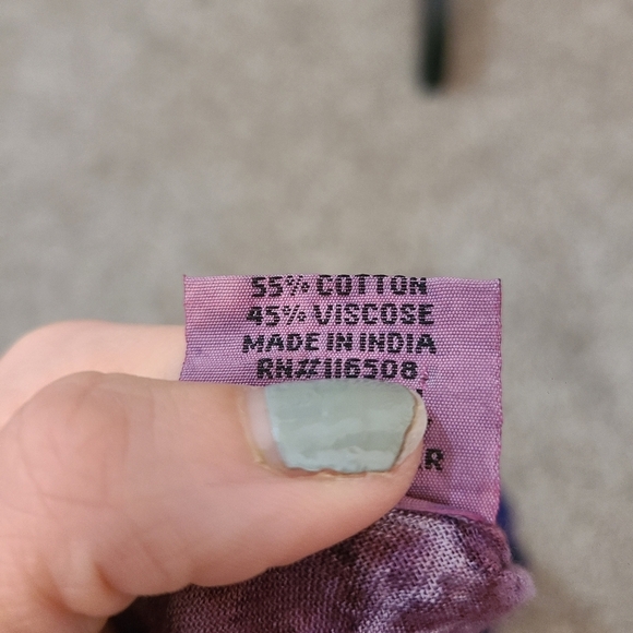 Fashion Terminal Batik Tie Dye Embroidered Hippie Dress Or Tunic - Picture 4 of 4